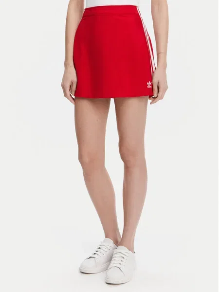 Adidas Fustă trapez adicolor Roșu alb
