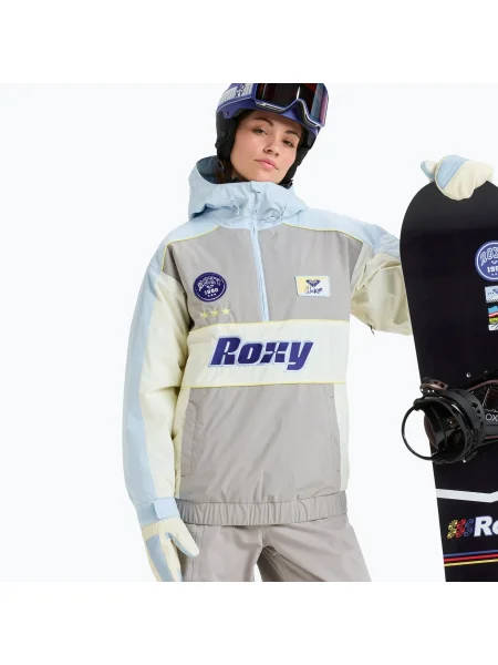 Geacă de snowboard pentru femei ROXY Chloe Kim Anorak ash