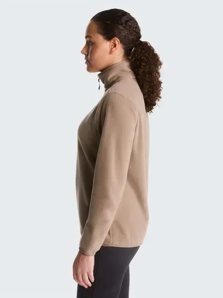 Флисовый свитер The North Face коричневый