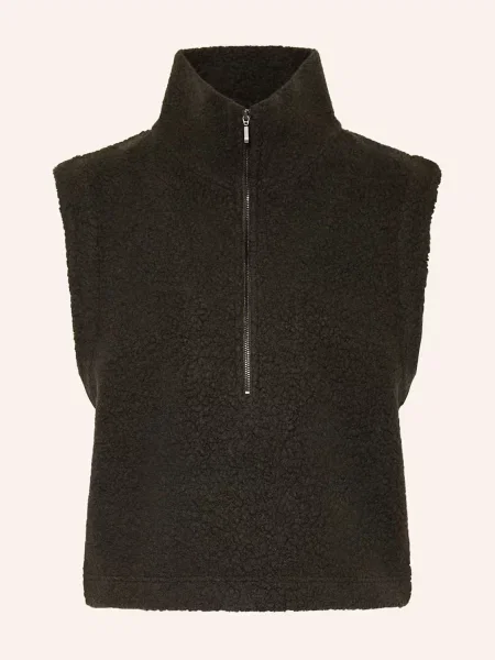 We Norwegians Polarowy Sweter Typu Troyer Alta Z Wełny Merino gruen khaki