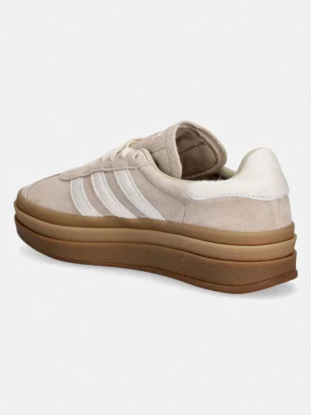 Adidas Originals Gazelle Bold sneakersy skórzane beżowe