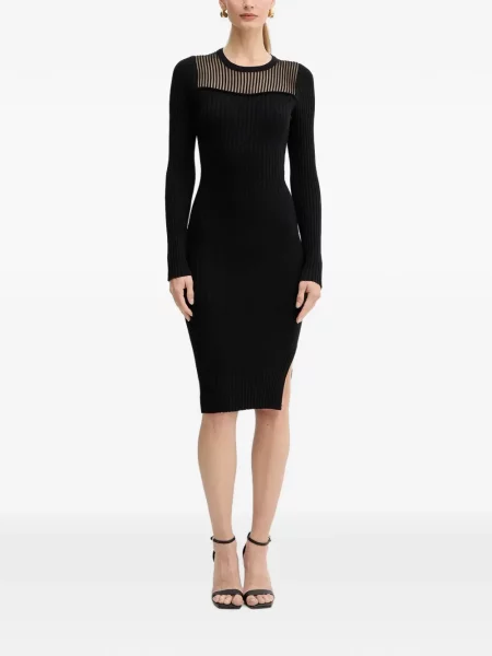Rochie Morgan cu dungi negru