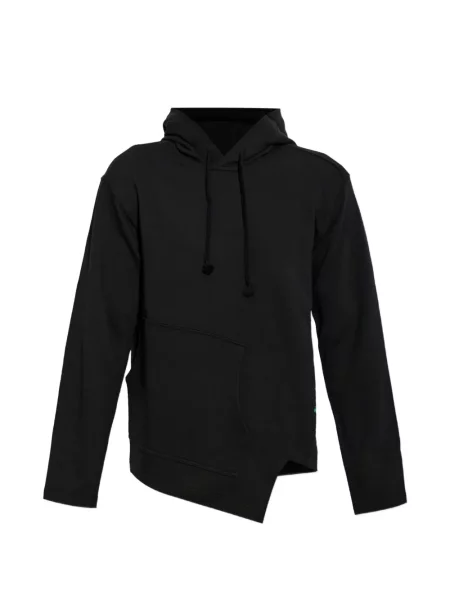 Hanorac cu glugă Comme Des Garçons Shirt asimetric negru