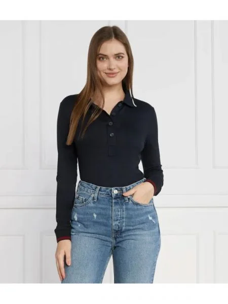 Tommy Hilfiger Polo SPLIT GLOBAL STR LS