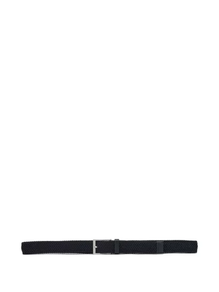 Curea Armani Exchange cu autograf albastru
