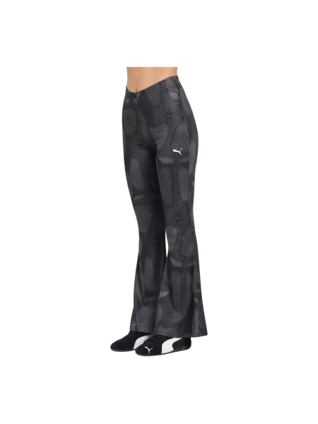 Spodnie DARE TO o rozszerzanym kroju czarne