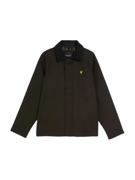 Długa kurtka Lyle & Scott czarna