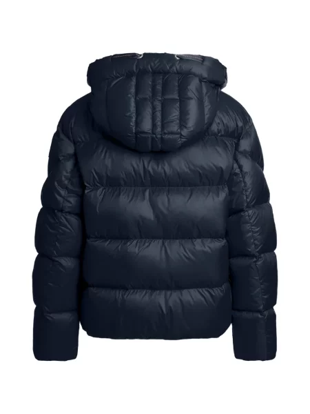 Geacă cu puf Parajumpers cu glugă albastru