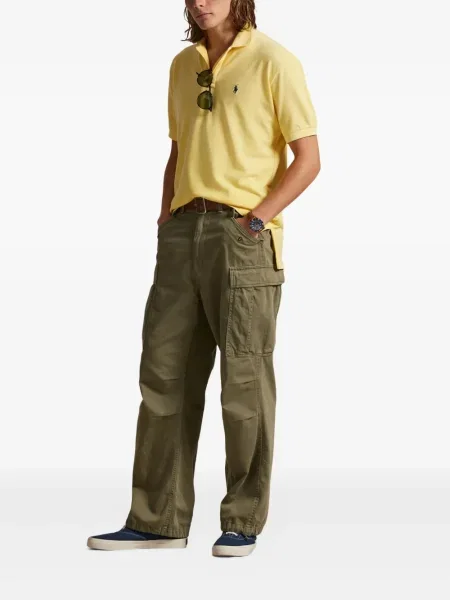 Șapcă Polo Ralph Lauren cu broderie din țesătură twill în carouri albastru