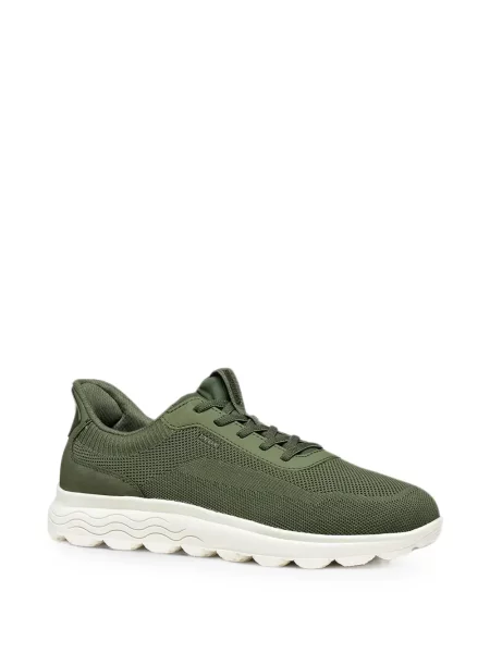 Fűzős csipkés sneaker Geox zöld