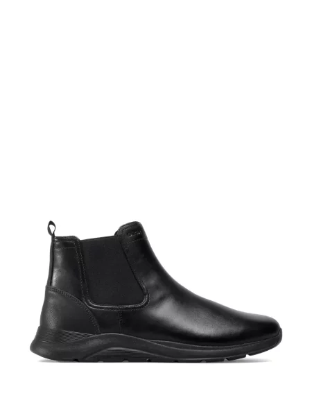 Botine Geox din piele negru