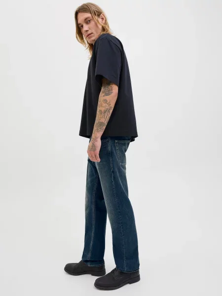 Прямі джинси JACK & JONES синій
