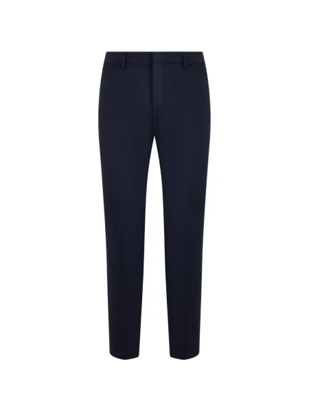 Pantaloni Boss de lână albastru