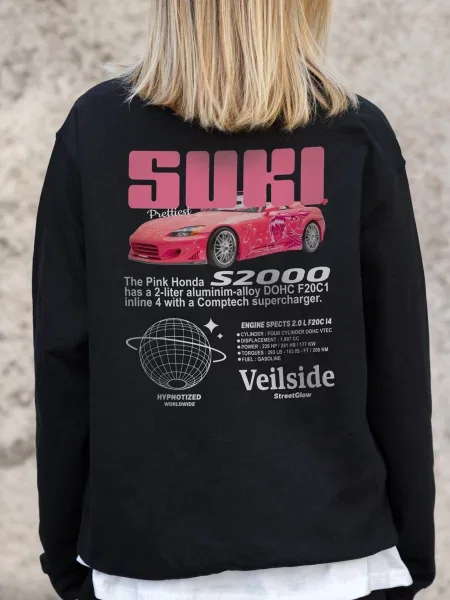 Світшот Without чорний