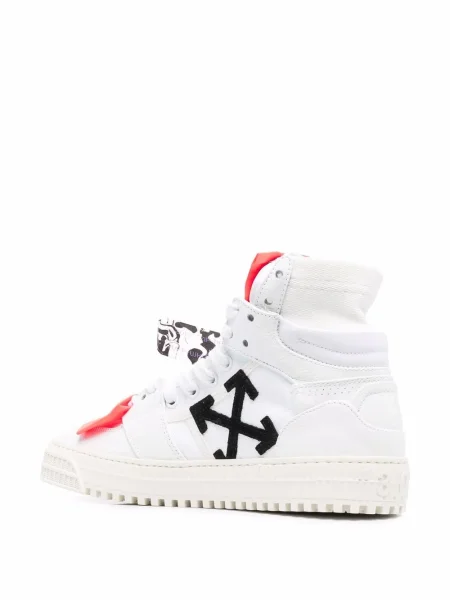 Šněrovací krajkové tenisky Off-white bílé