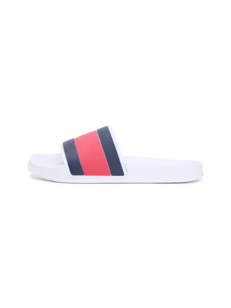 Saboți Tommy Hilfiger alb