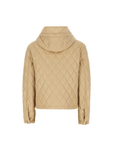 Kurtka Burberry z kapturem beżowa