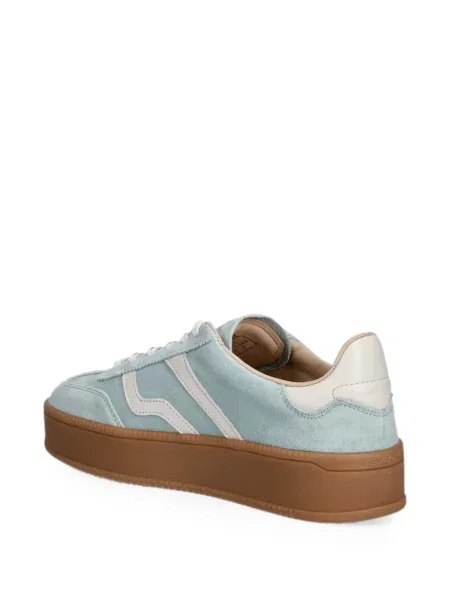 Sneakerși Gant din piele de căprioară cu platformă albastru