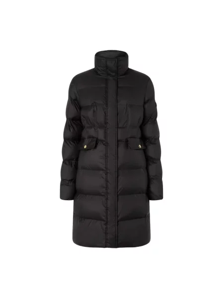 Lniana kurtka puchowa Pinko czarna
