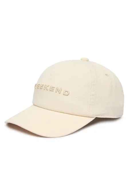 Czapka z daszkiem Weekend Max Mara beżowa
