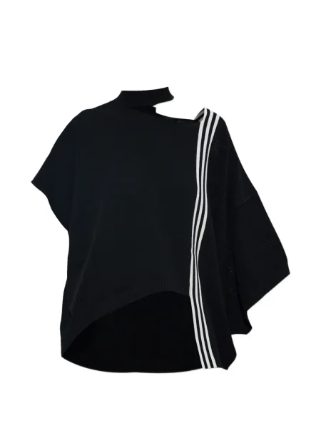 Tricou Y-3 cu dungi negru
