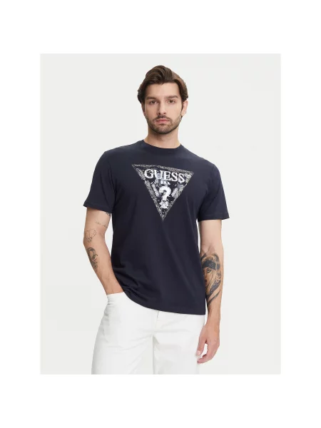 Guess Футболка Regular Fit cиній