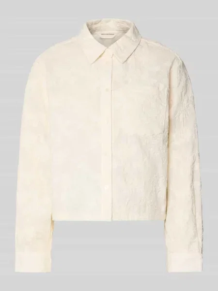 Bluzka z na piersi model Sylvia' Msch Copenhagen biała