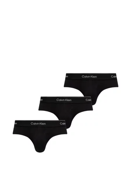 Chiloți multipac Calvin Klein Underwear cu autograf negru
