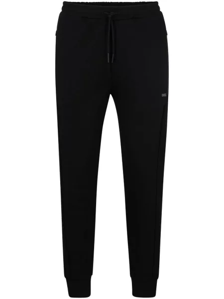 Pantaloni Boss cu imagine negru