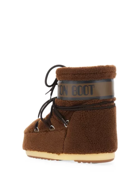 Botine Moon Boot din piele de oaie maro