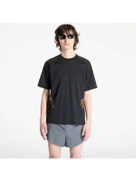 Tricou Reebok Run Tee UNISEX Washed Black/ Grey 3 L negru