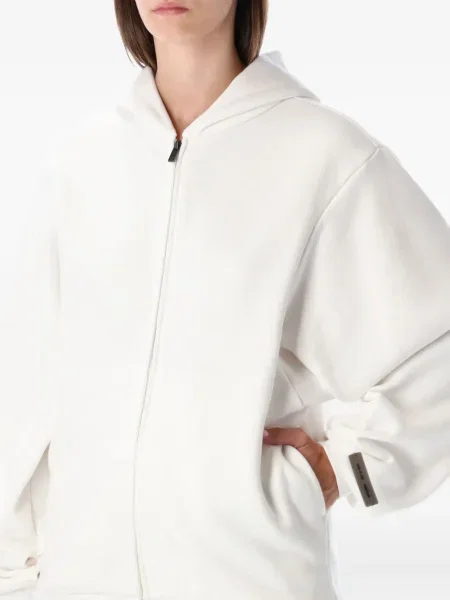 Hanorac cu glugă Fear Of God Essentials alb