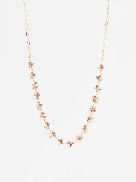 Reserved Colier cu pietre naturale multicolor