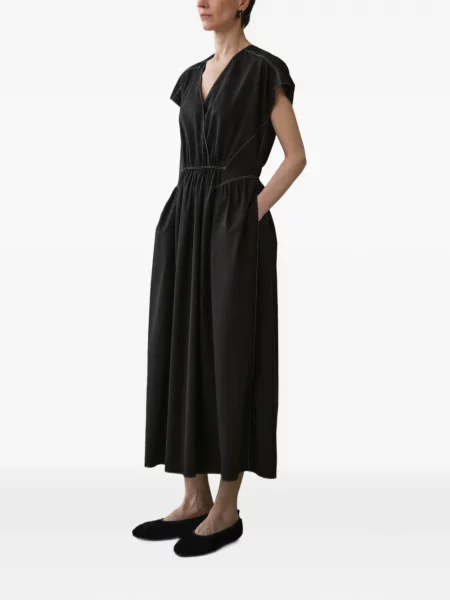 Rochie maxi Less fără mâneci negru
