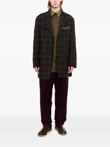 Pledas švarkas Yohji Yamamoto ruda