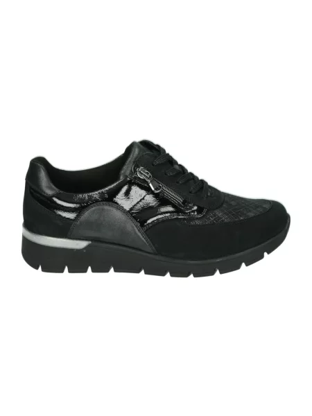 Sneakersy Waldläufer zamszowe czarne