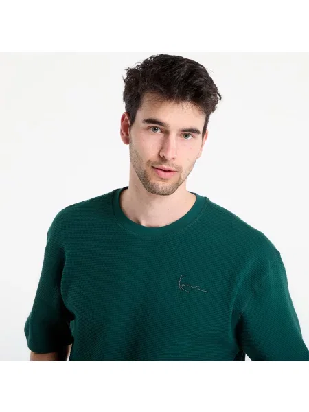 T-shirt Karl Kani Signature Waffle T-Shirt Green L πράσινο
