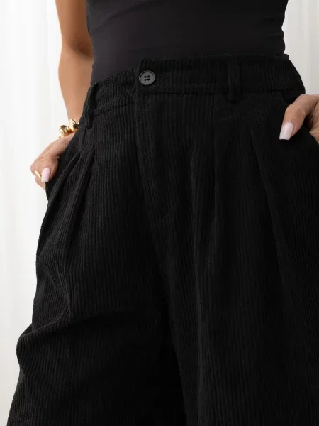 Hlače Italy Moda crna