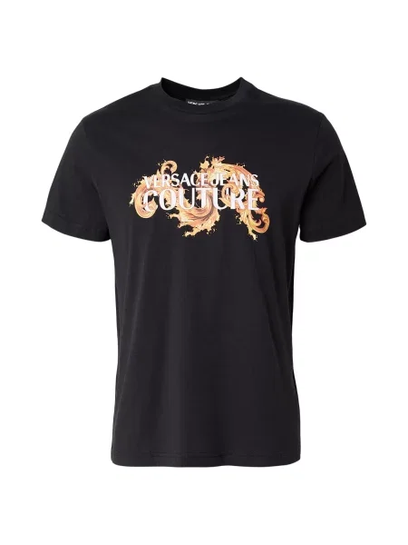 Versace Jeans Couture Tricou Negru alb