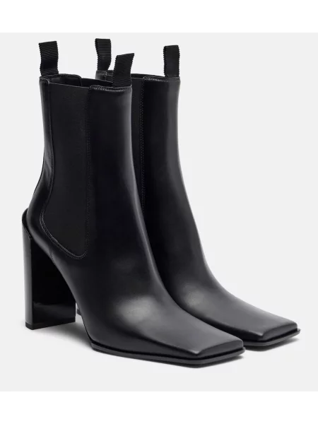 Botine chelsea Alaïa din piele negru
