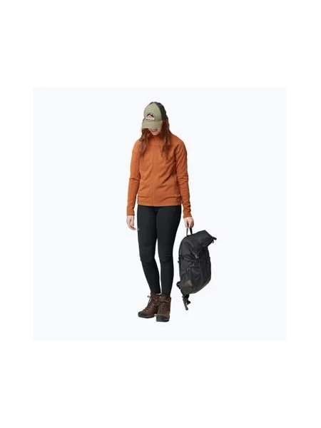 Флисовая спортивная кофта Fjallraven коричневая