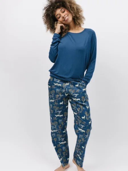 Пижама Cyberjammies из модала синяя