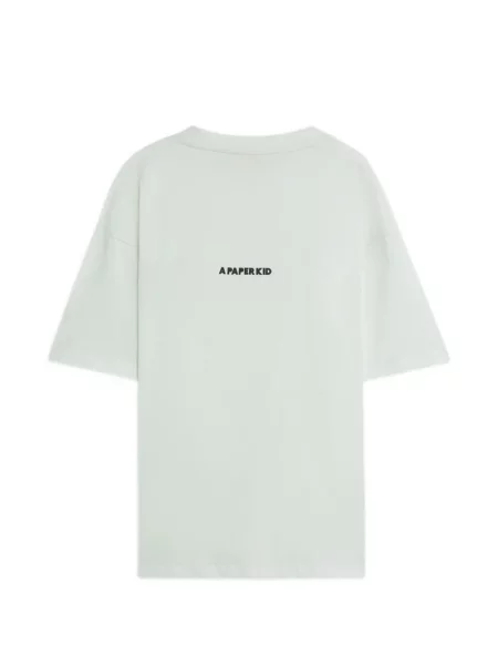 Tricou A Paper Kid cu imagine alb