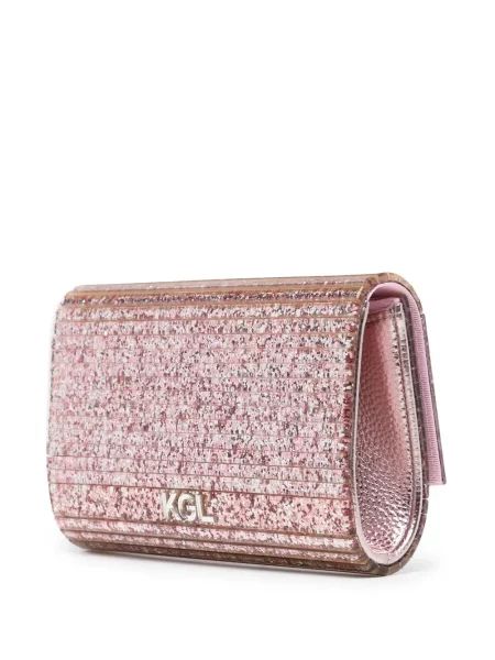 Geantă plic Kurt Geiger London roz