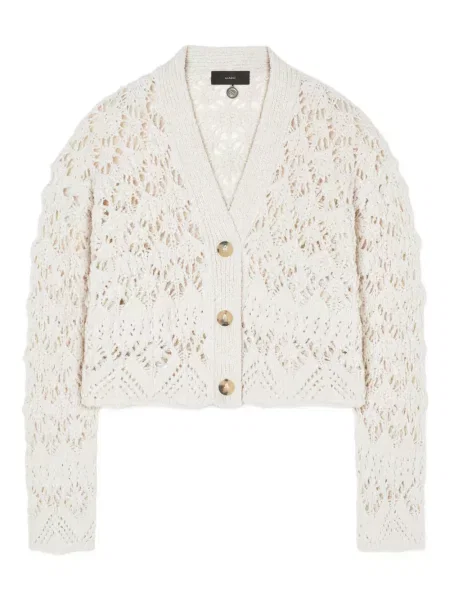 Cardigan Alanui alb