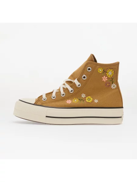 Сникърси Chuck Taylor All Star Lift Embroidered Flowers Converse Honey Stick/ Egret EUR