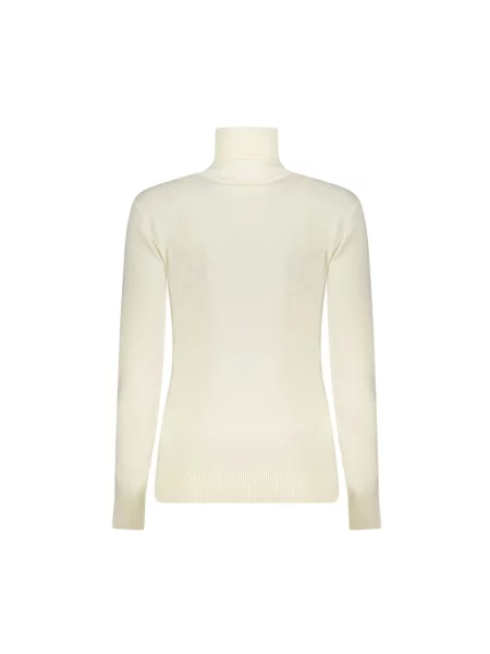 Jeansy Guess z logo do golfa beżowe