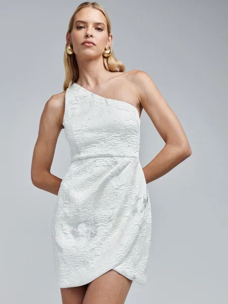 BWLDR Rochie LOREAL' alb
