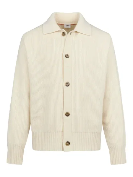 Cardigan Tod's tricotate alb