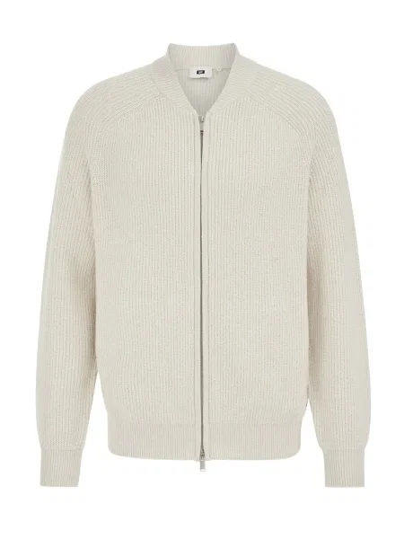 WE Fashion Geacă tricotată deschis bej